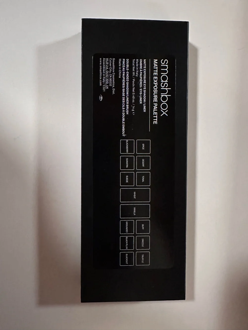 Smashbox Matte Exposure Eyeshadow Palette with Natural Brush Limited Edition